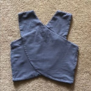LF criss cross top
